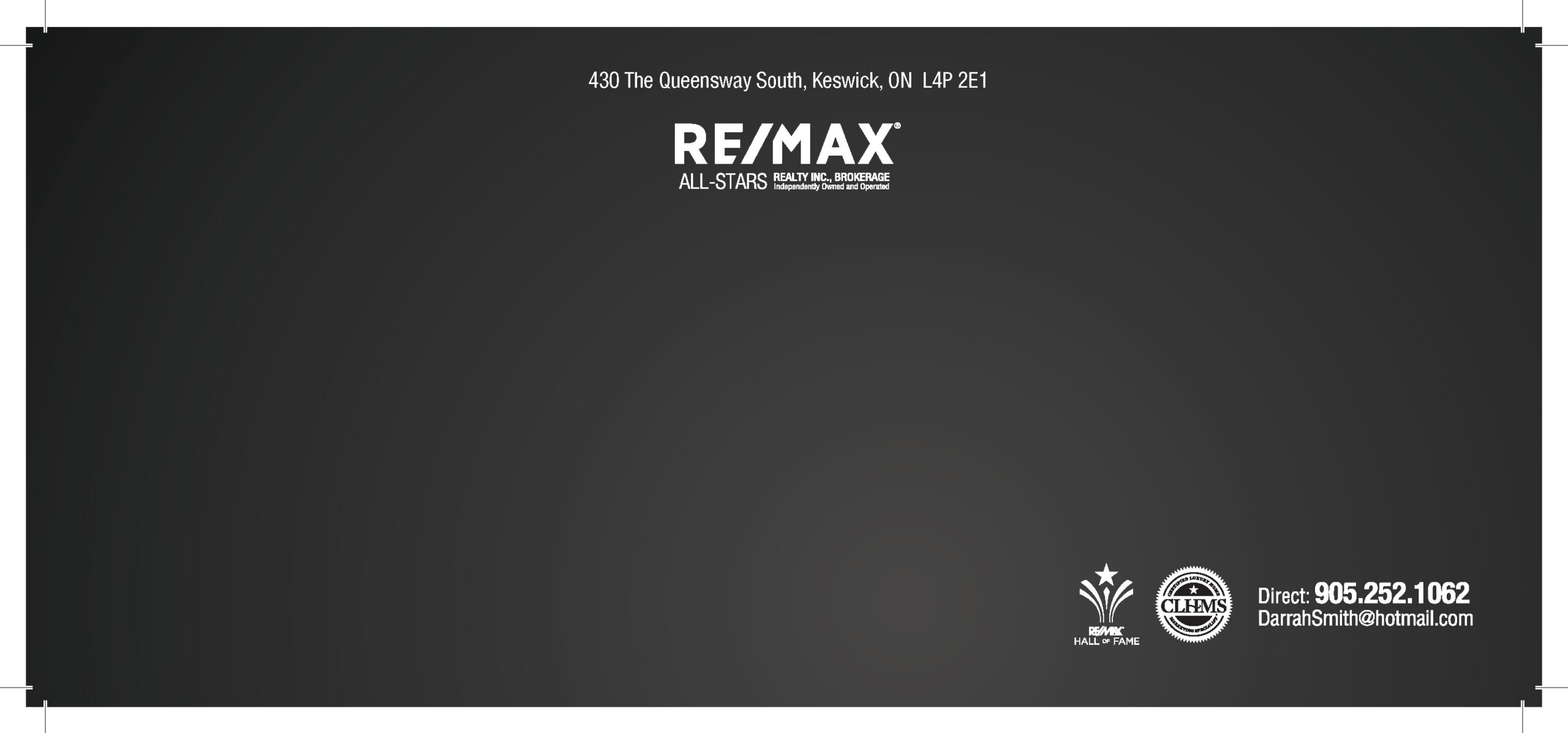 Custom envelope with bleed.