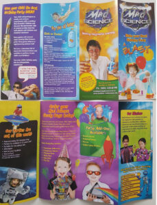 A 4 panel brochure