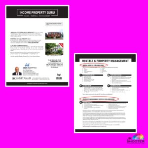 A flyer: a single page marketing tool