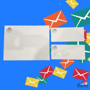 3 different types of J.R. Shooter Envelopes