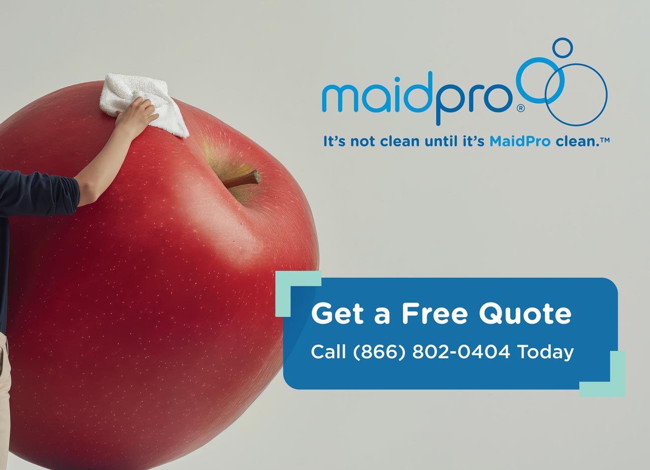 MaidPro back to school postcard